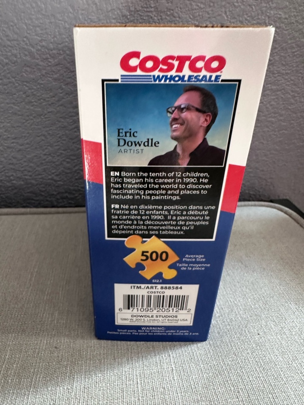 Costco Wholesale Dowdle 500-Piece Puzzle - Blue - Picture 4 of 4